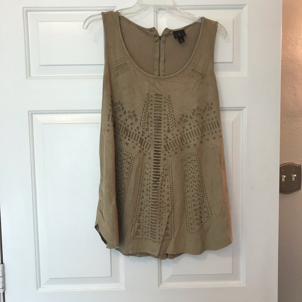 Suede top